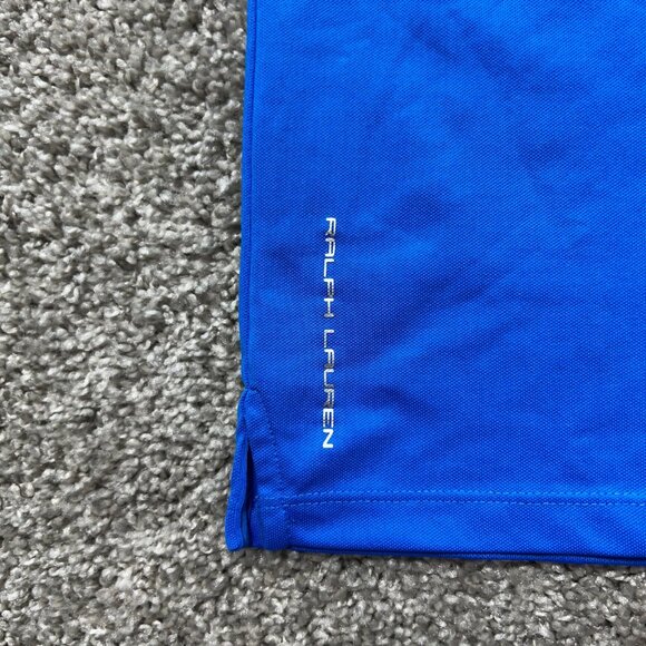 RLX Ralph Lauren Women's Size Medium Golf Polo Sleeveless Shirt Tank Blue - Picture 5 of 10